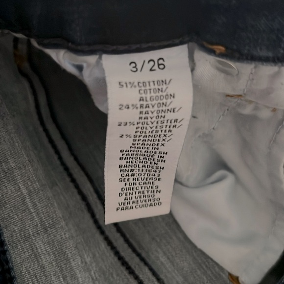 High Rise Flare Celebrity Pink Fast Times Jeans SZ 3 26 Juniors Dark Denim EUC - Picture 9 of 9